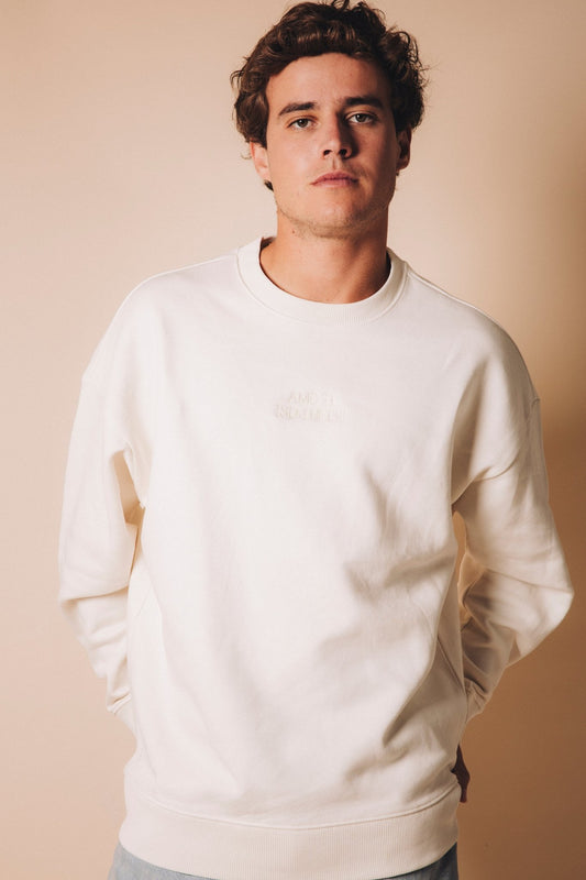 Sweat AMO TE - Ivory - Sem Hífen