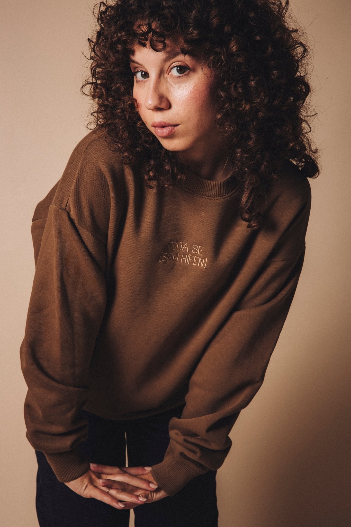 Sweat FODA SE - Toffee - Sem Hífen