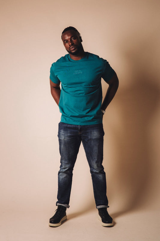 T shirt AMO TE - Peacock Green - Sem Hífen