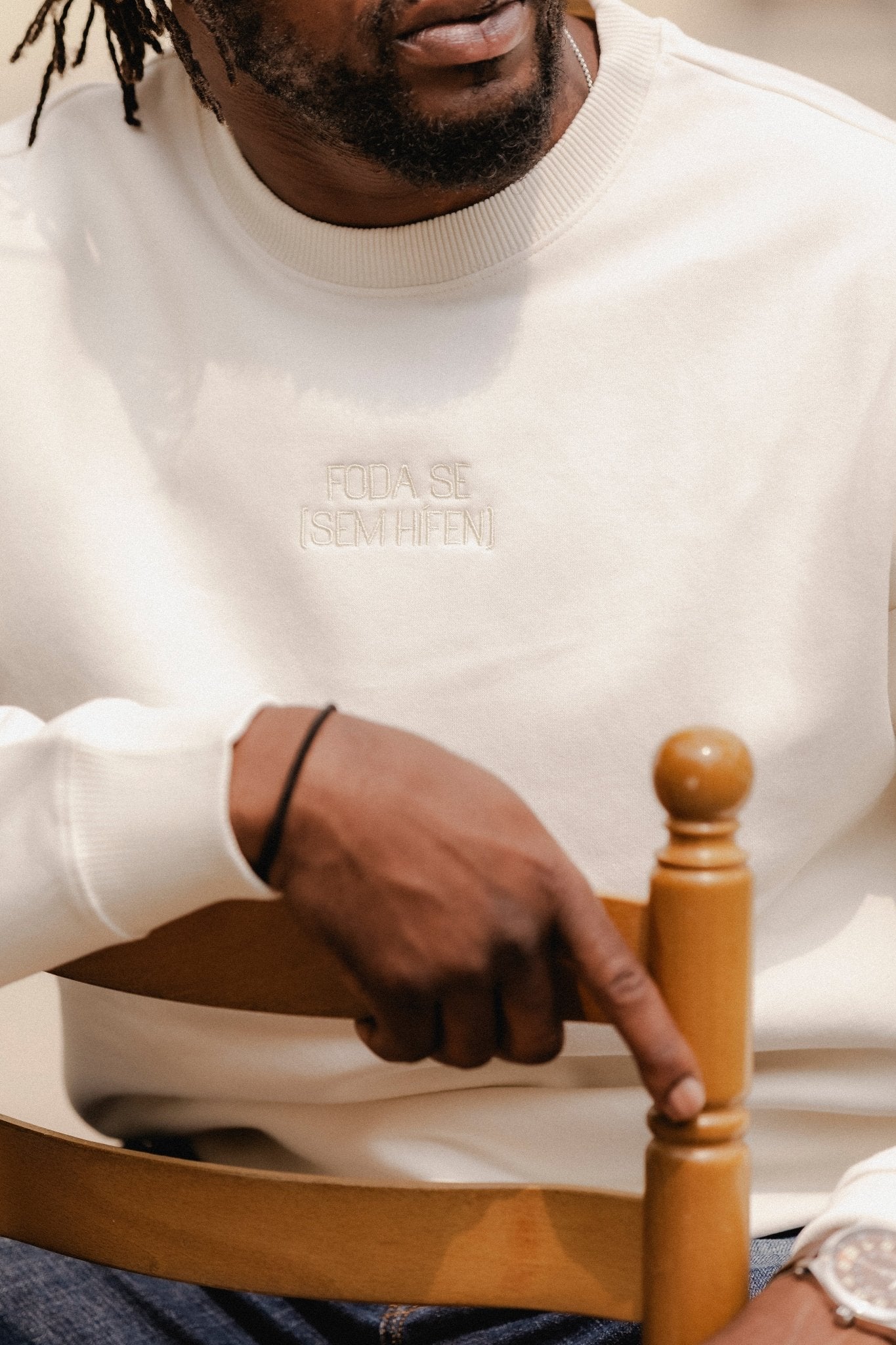 Sweat FODA SE - Ivory - Sem Hífen