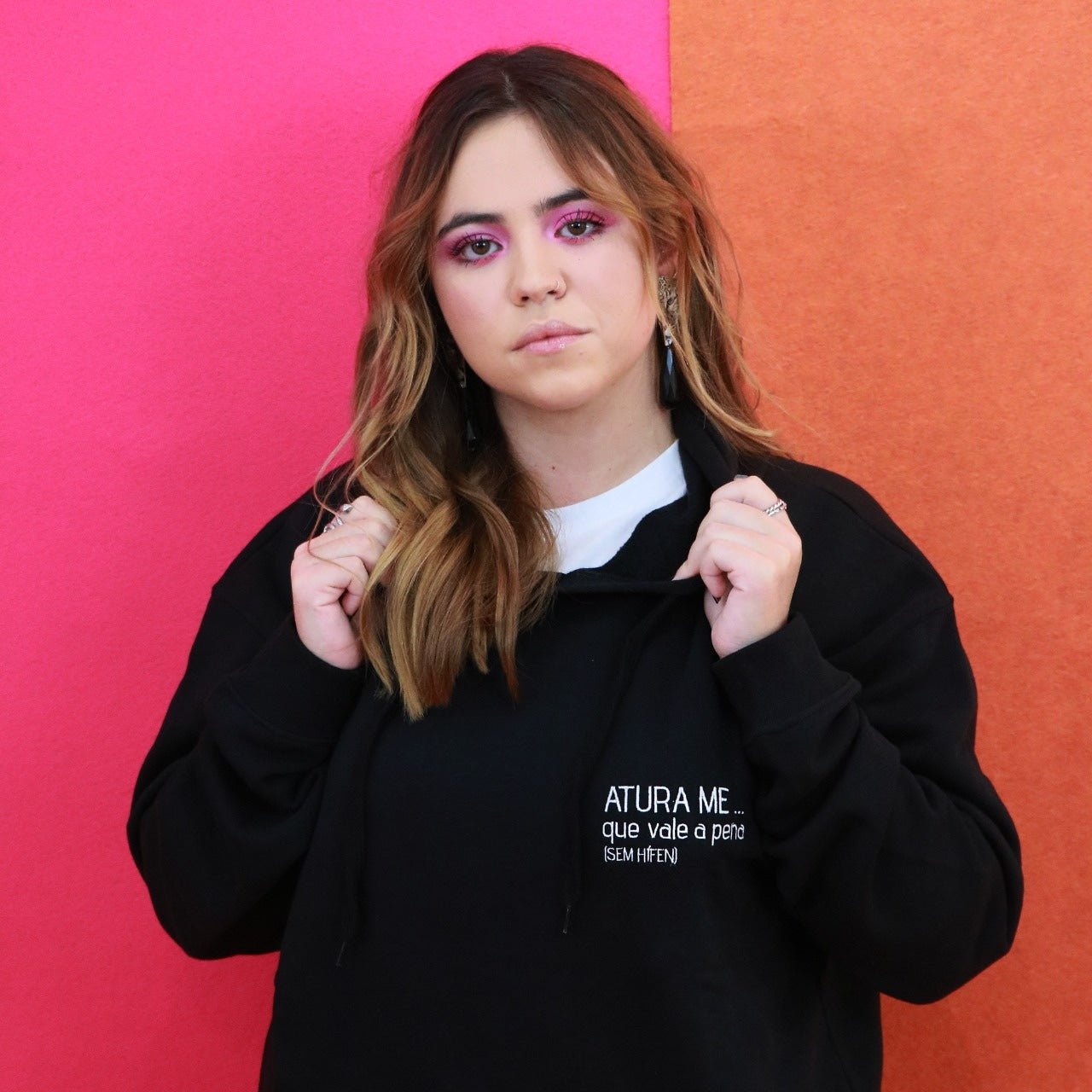 Hoodie ATURA ME... que vale a pena - Sem Hífen