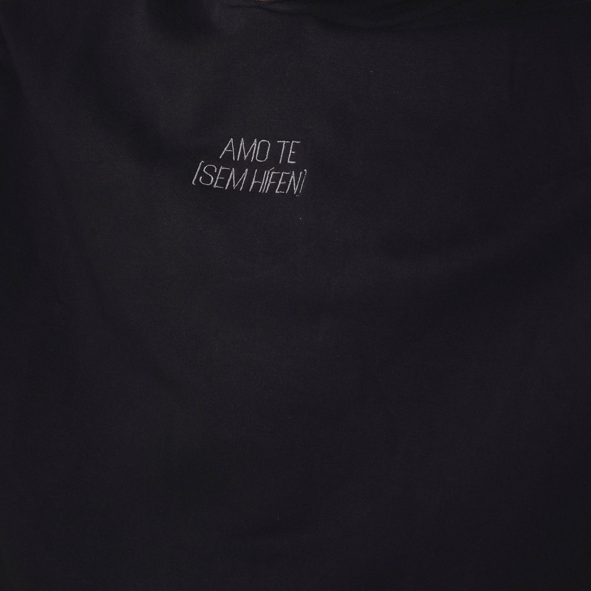 Sweat AMO TE - Black - Sem Hífen