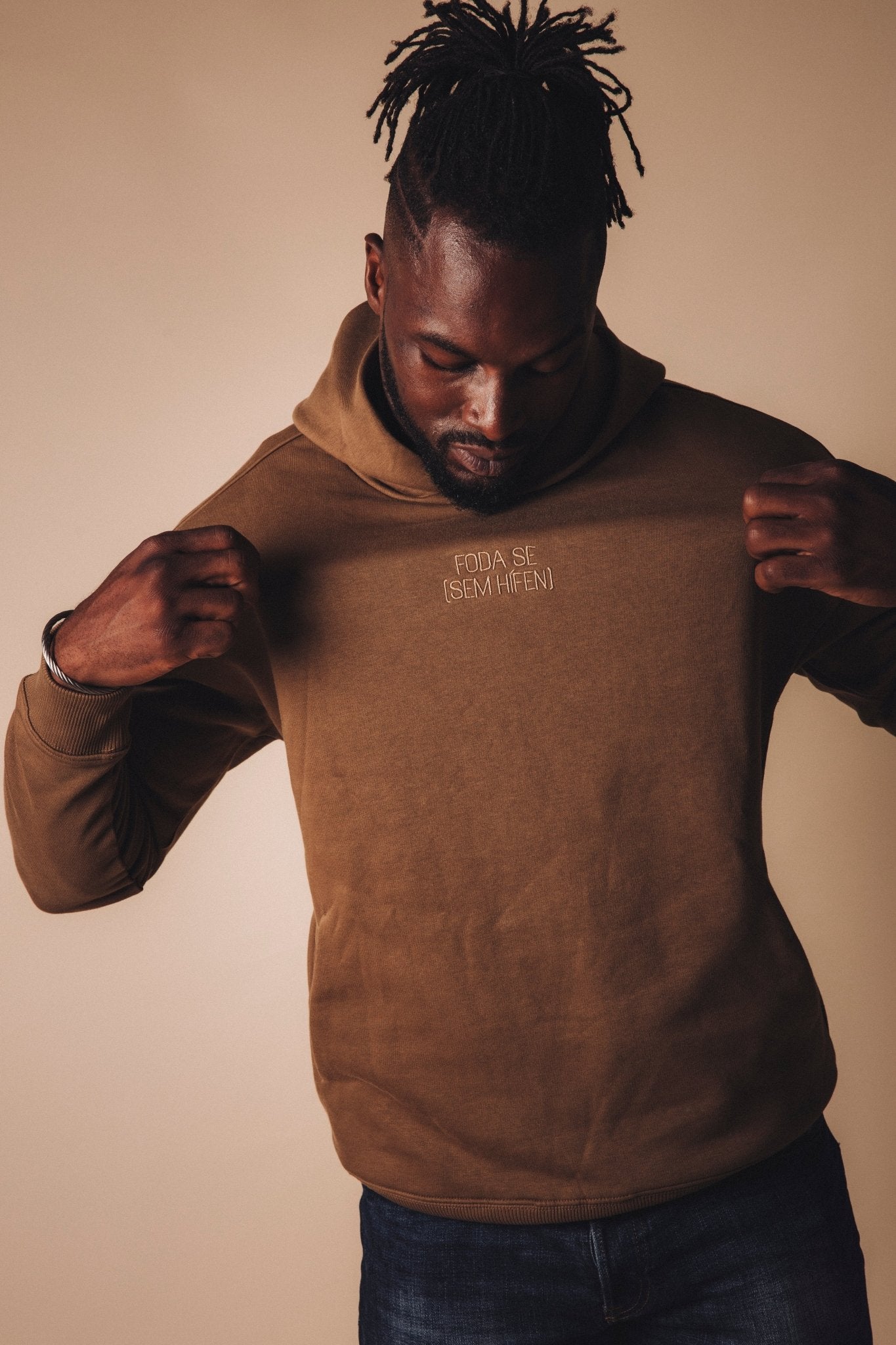 Hoodie FODA SE Toffee - Sem Hífen