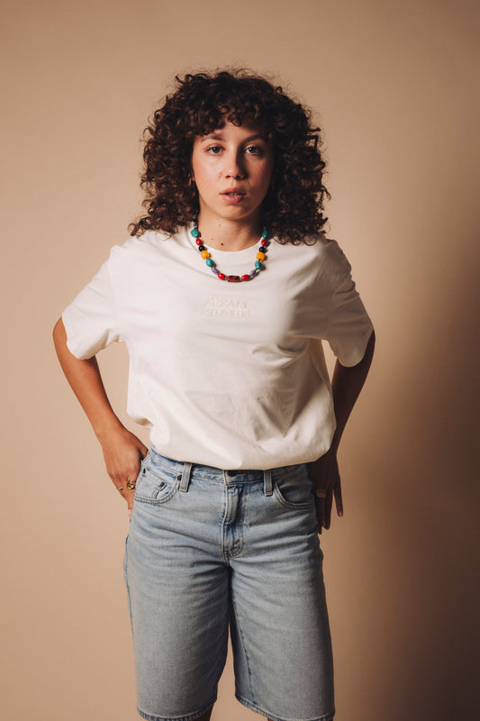 T shirt ATURA ME - Ivory