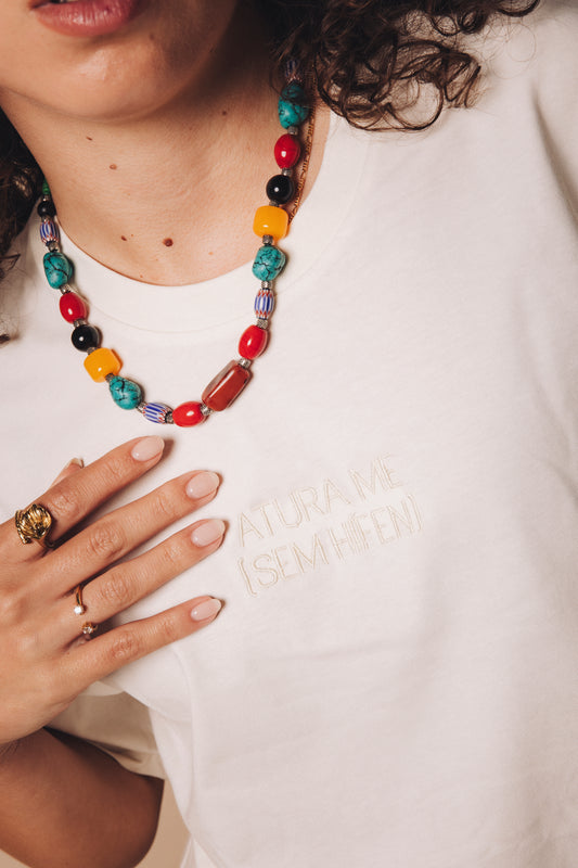 T shirt ATURA ME - Ivory