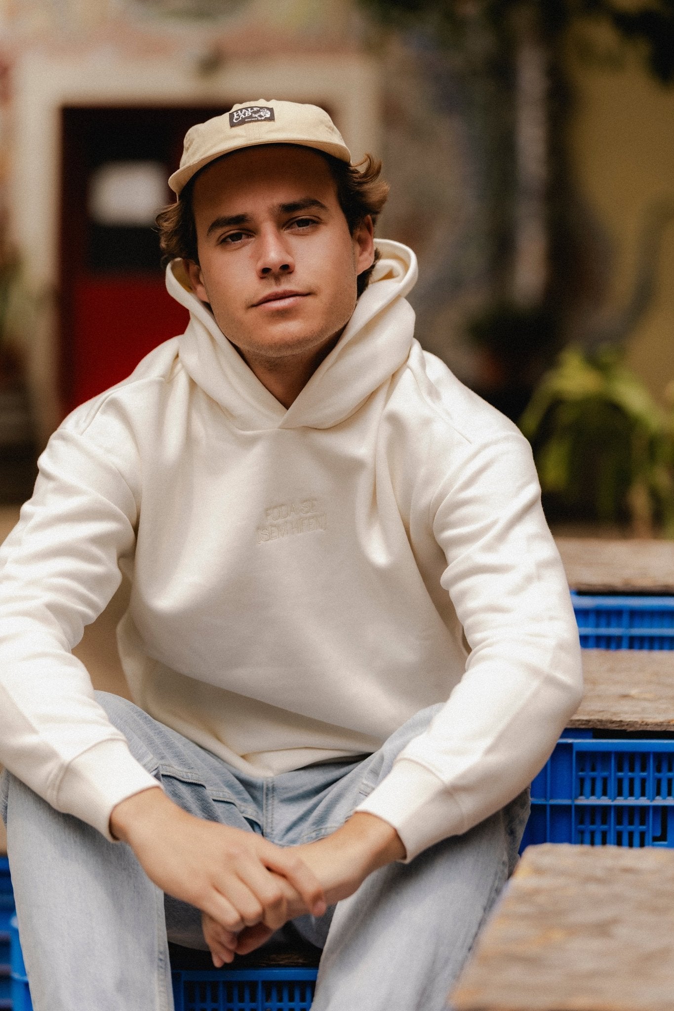 Hoodie FODA SE Ivory - Sem Hífen