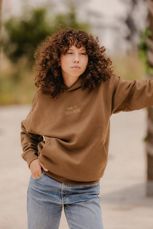 Hoodie AMO TE - Sem Hífen