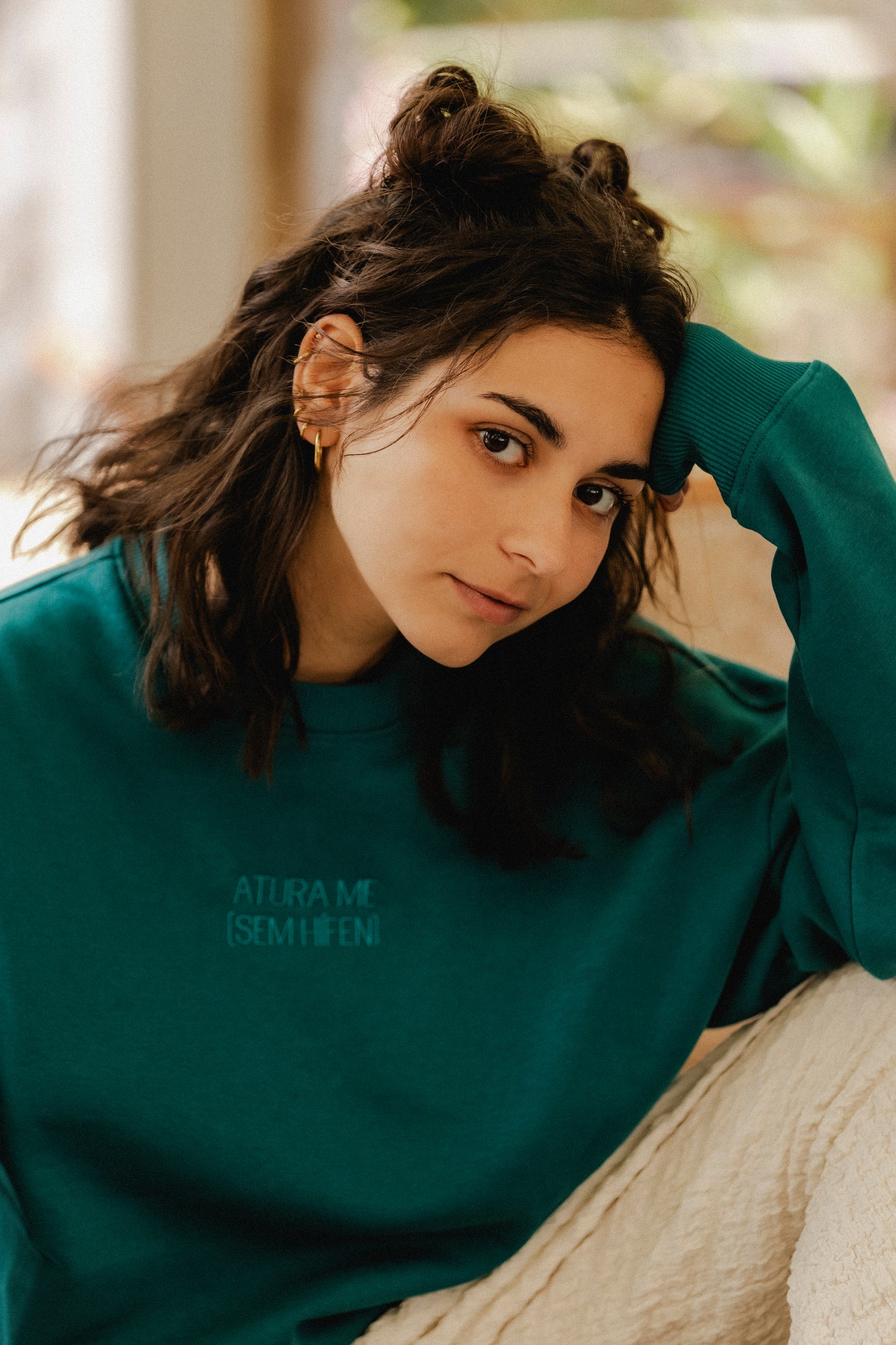 Sweat ATURA ME - Peacock green
