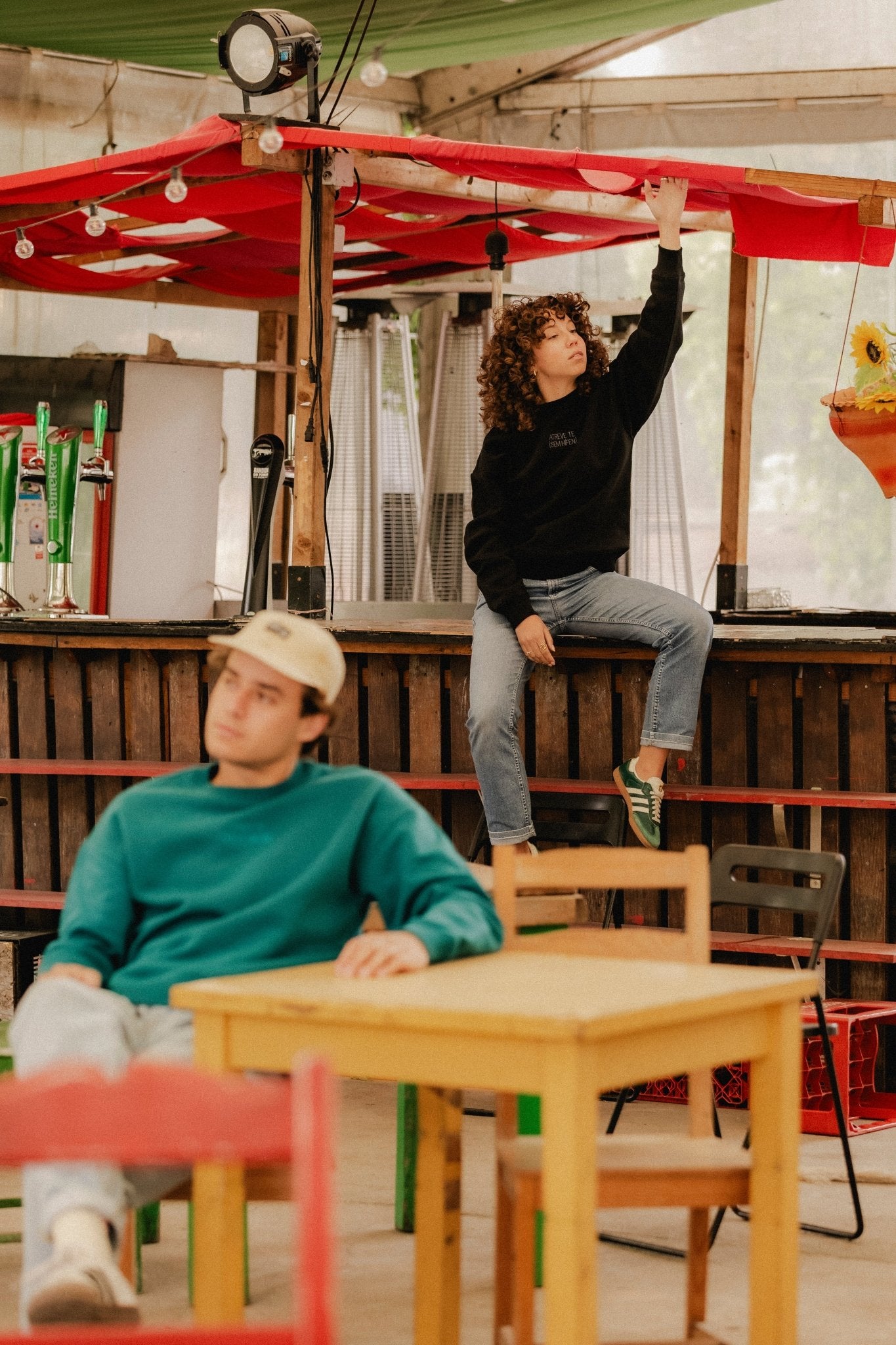 Sweat AMO TE - Black - Sem Hífen